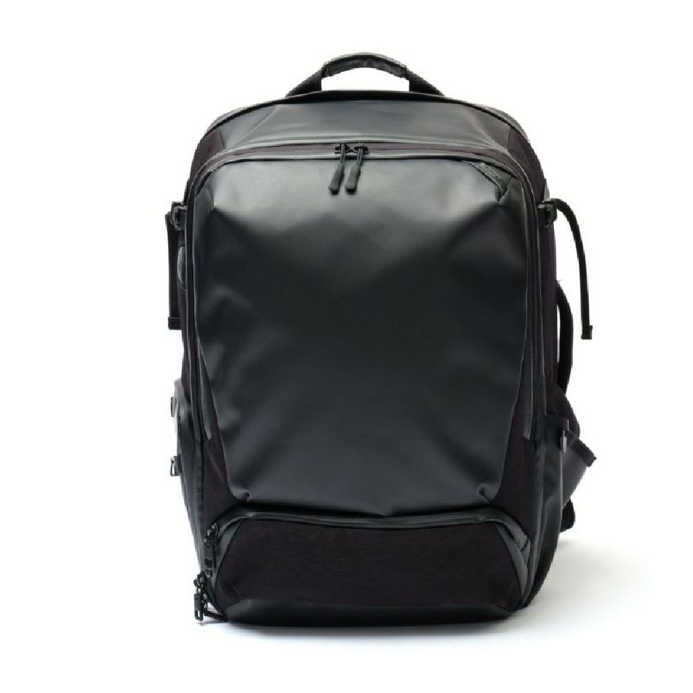 AS2OV アッソブ リュックサック メンズ ブラック BLEISURE BACK PACK M
