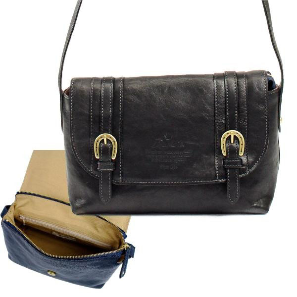 ダコタ ショルダーバッグ かぶせ レディース 牛革 本革 レザー 旅行