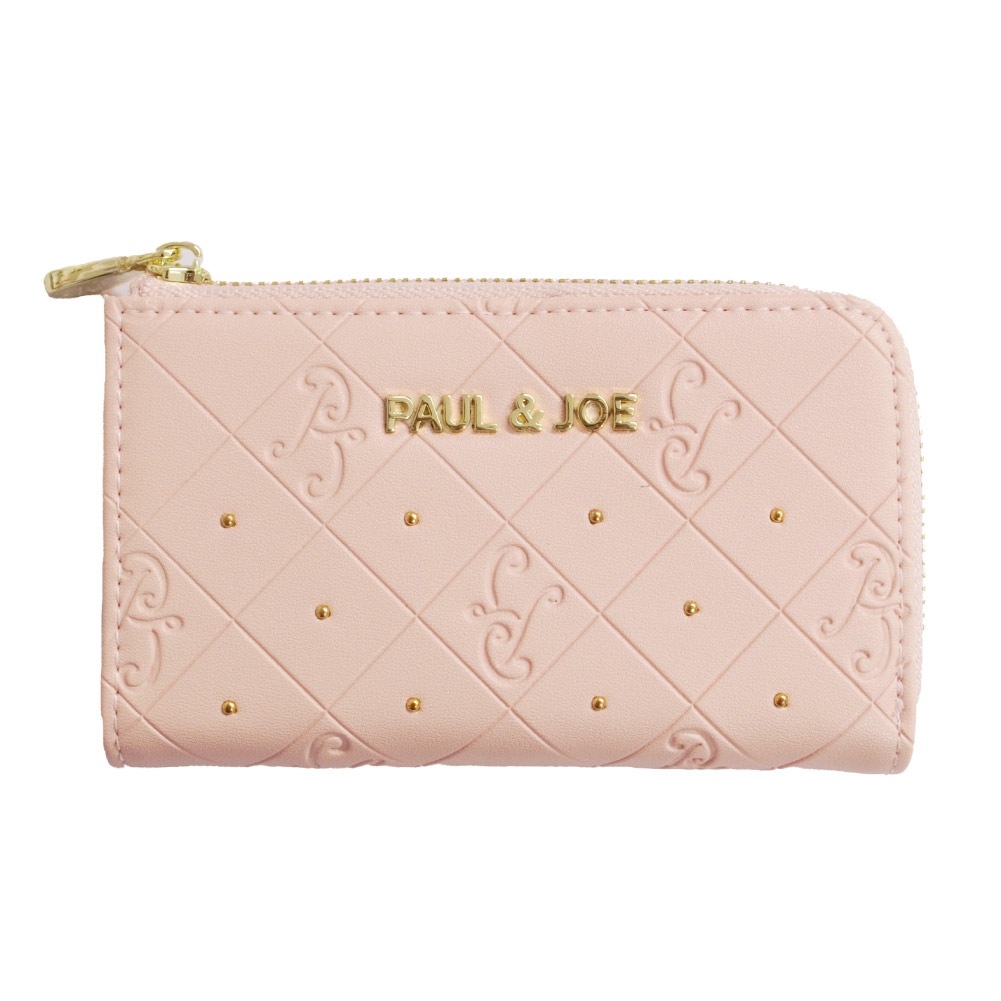 PAUL&JOE ACCESSOIRES キーケース レディース 革 合皮 ポール&ジョー スマートキー 鍵 ブランド 大人 上品 エンボス 通勤 pja-w1075