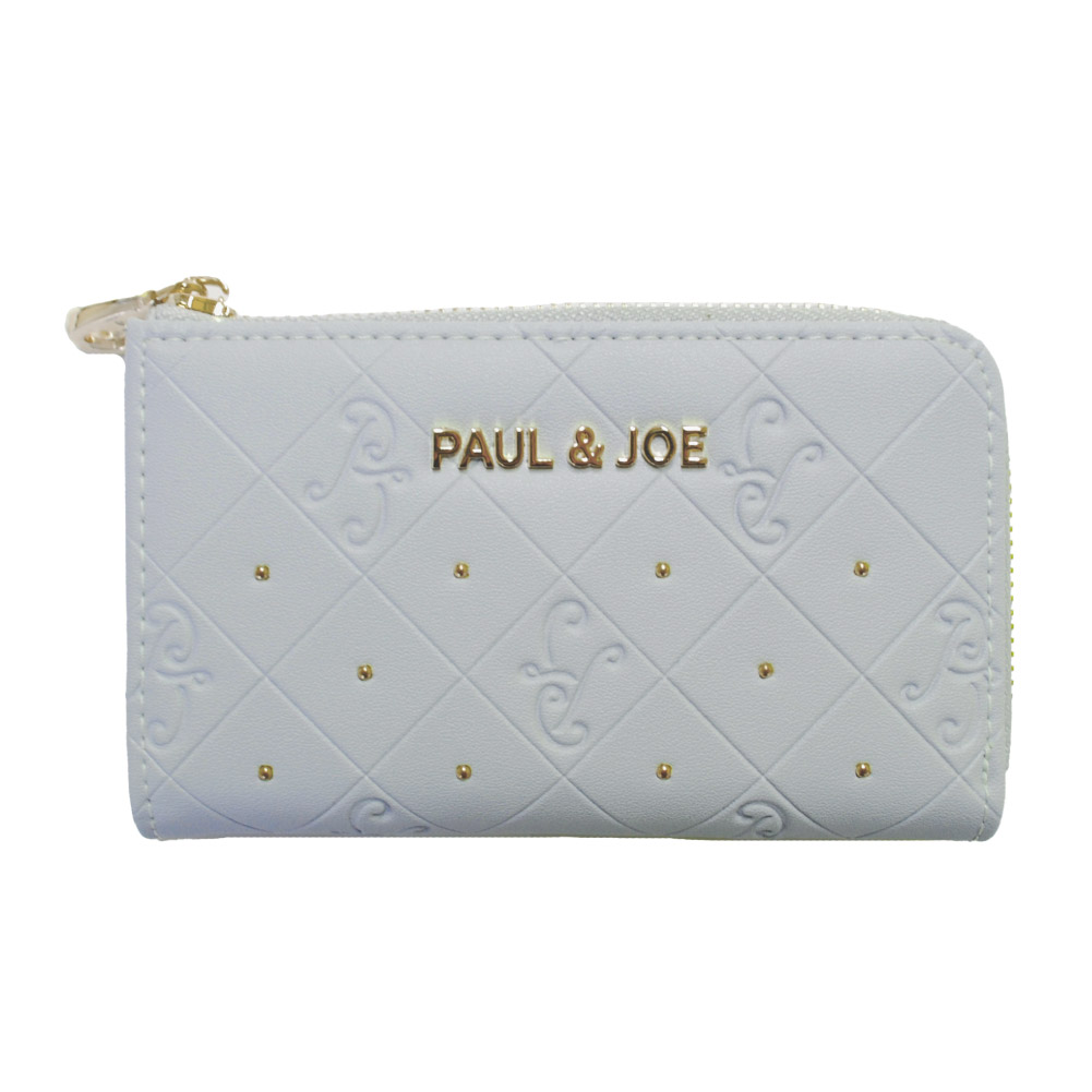 PAUL&JOE ACCESSOIRES キーケース レディース 革 合皮 ポール&ジョー スマートキー 鍵 ブランド 大人 上品 エンボス 通勤 pja-w1075