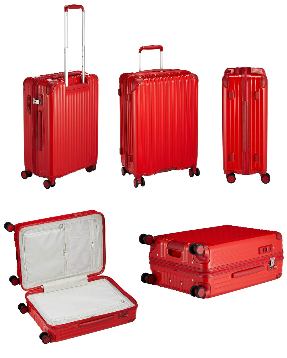 スーツケース TRIO トリオ CARGO AiR STAND カーゴエアースタンド CAT635ST 56L 中型 Mサイズ ジッパータイプ 4-5日用 修学旅行 国内旅行