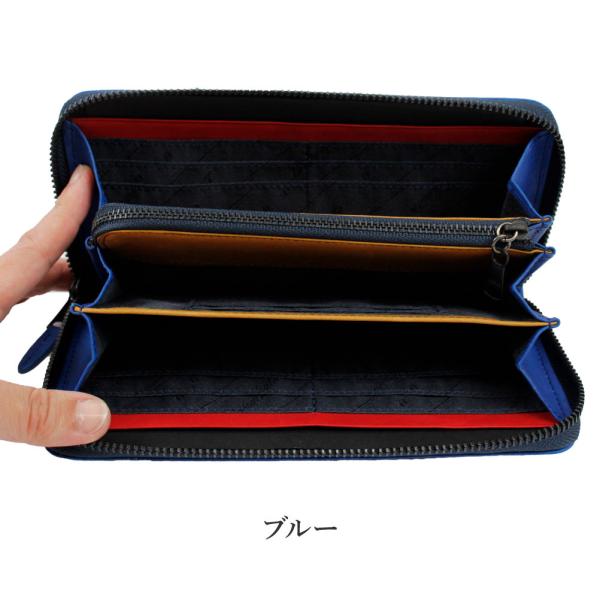 先着1点✨Dakota BLACK LABEL ダコタ 長財布 ブルー ワキシー ダコタブラックレーベル Dakota black label ワキシー 長財布 625912