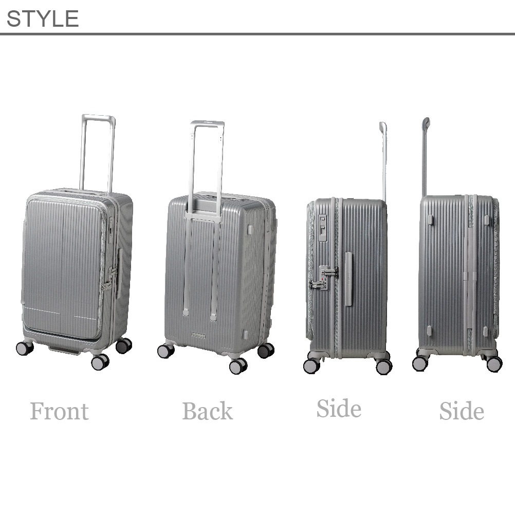 inv650dor 鏡面 イノベーター スーツケース innovator 75L 軽量 ジッパー 【8月20日から順次発送】