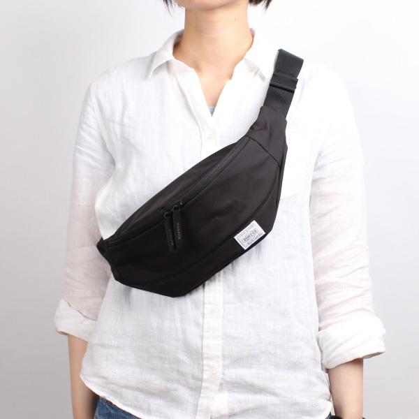 ポーター ムース ウエストバッグ(L) 751-28181 751-18181 PORTER 吉田かばん 楽天ランキング1位 MOUSSE ガール メンズ ブランド バッグ 大容量 ボディバッグ 軽量 レディース