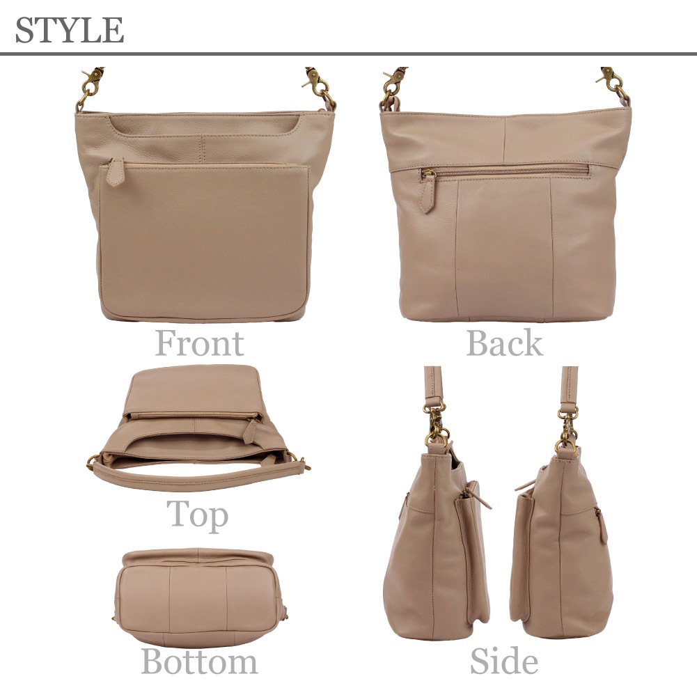 ハンドバッグ レディース カジュアル おしゃれ ショルダーバッグ 2way 大人可愛い レザー 本革 ブラック キャメル グレージュ 旅行 おでかけ 実用的 大容量 多機能 ブランド cerne セルン 910-CE-5D102