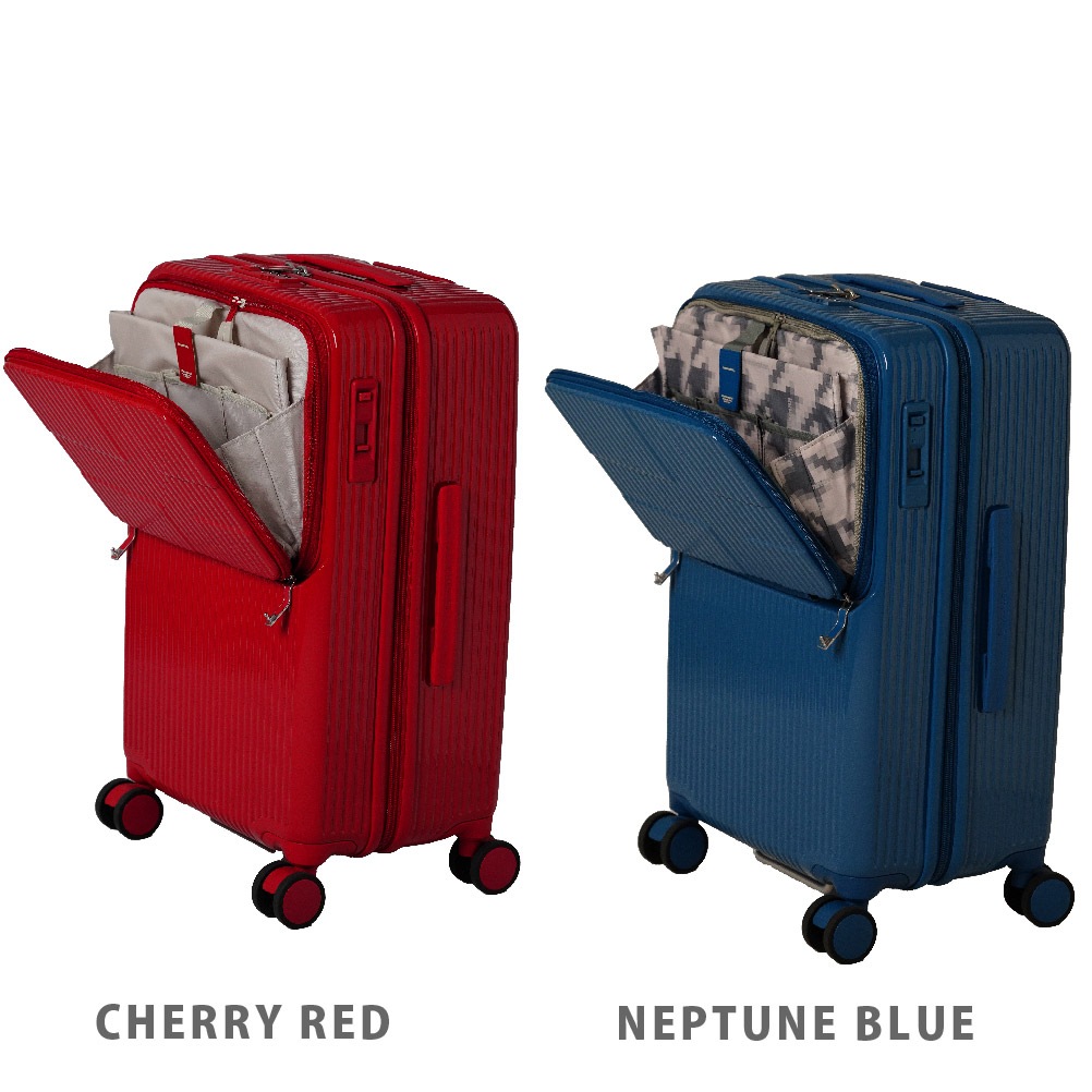 inv60鏡面 イノベーター スーツケース innovator 62L Mサイズ 軽量 ジッパー 