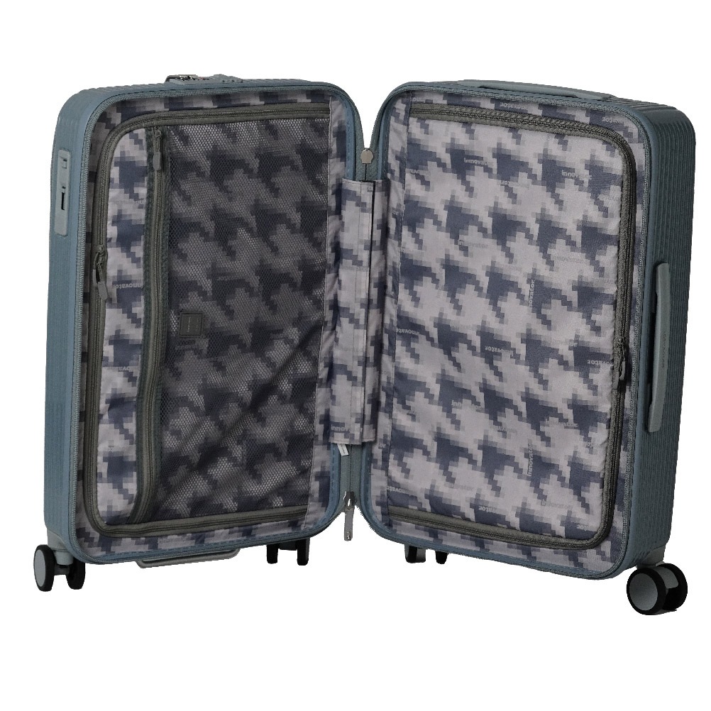 inv60鏡面 イノベーター スーツケース innovator 62L Mサイズ 軽量 ジッパー 