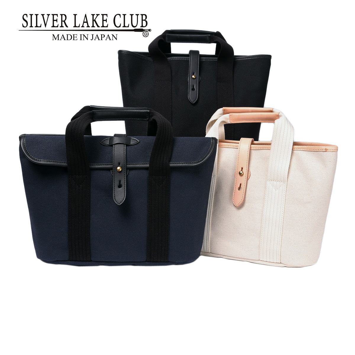 SALE 30% OFF シルバーレイククラブ ミニトートバッグ バッグ メンズ レディース ブランド ストリーム SILVER LAKE CLUB 425501 ブラック ネイビー ベージュ