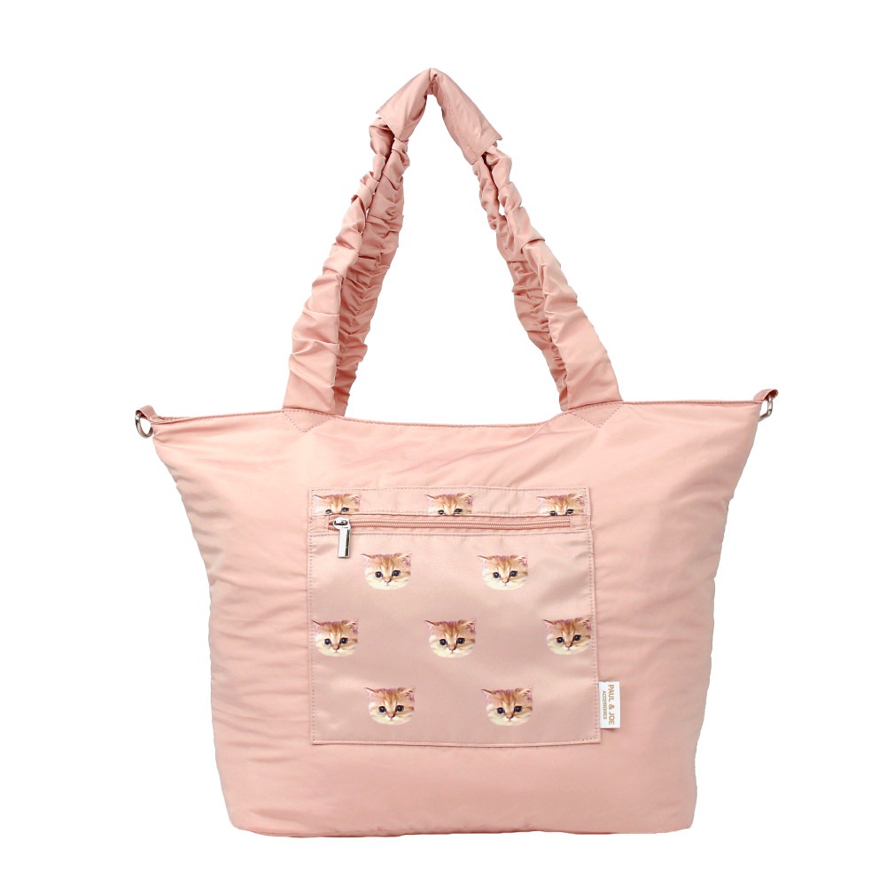 ポールアンドジョー ポール&ジョー PAUL&JOE トートバッグ レディース ポルジョ ブランド トラベルトート ショルダーバッグ トラベル 旅行 修学旅行 国内 日帰り 1泊 2泊 女子 小学生 中学生 高校生 猫 ヌネット pja-b1343【9月2日から順次発送】