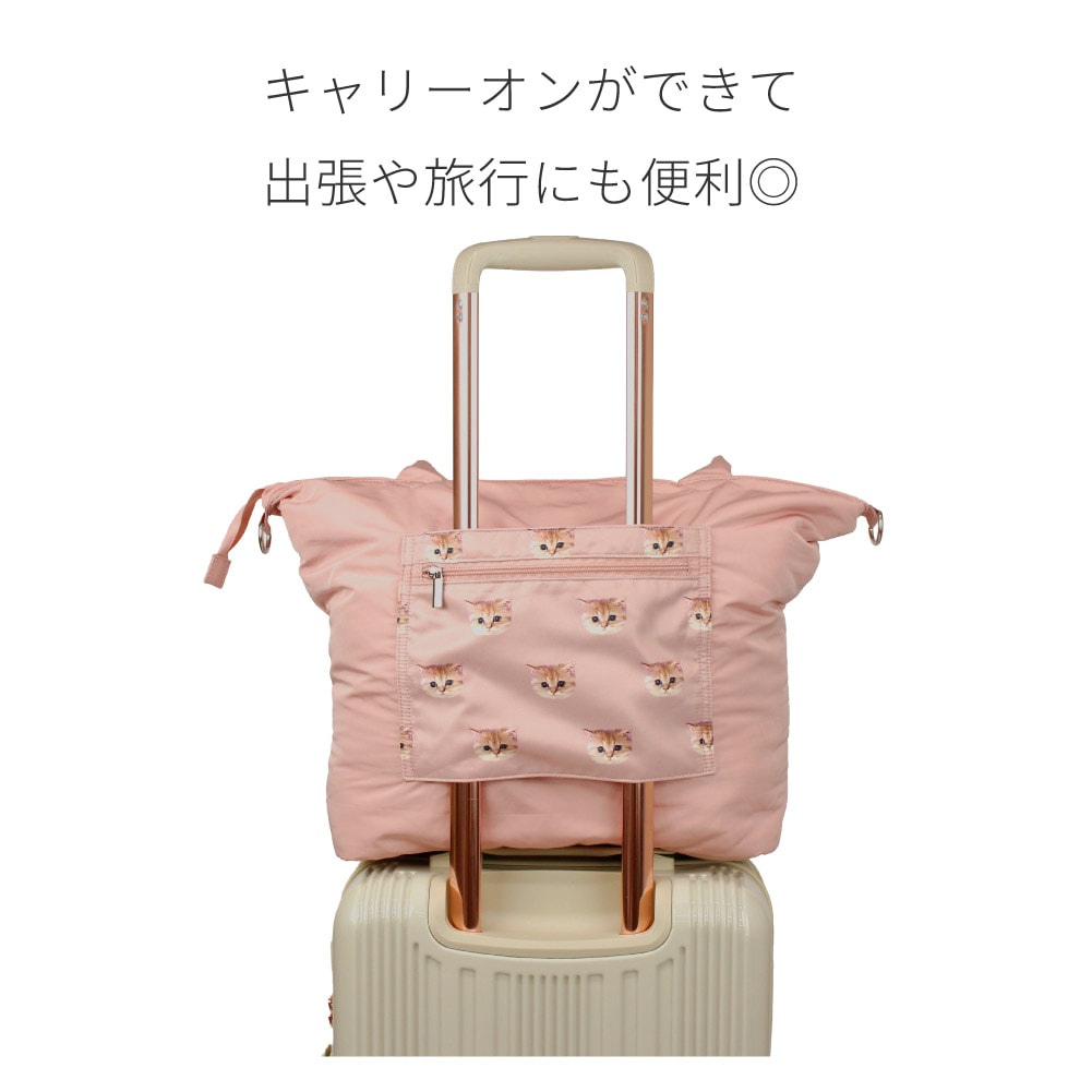 ポールアンドジョー ポール&ジョー PAUL&JOE トートバッグ レディース ポルジョ ブランド トラベルトート ショルダーバッグ トラベル 旅行 修学旅行 国内 日帰り 1泊 2泊 女子 小学生 中学生 高校生 猫 ヌネット pja-b1343【9月2日から順次発送】