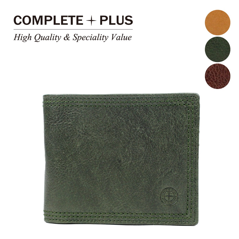 COMPLETE PLUS コンプリートプラス 二つ折り財布 メンズ 革 使いやすい