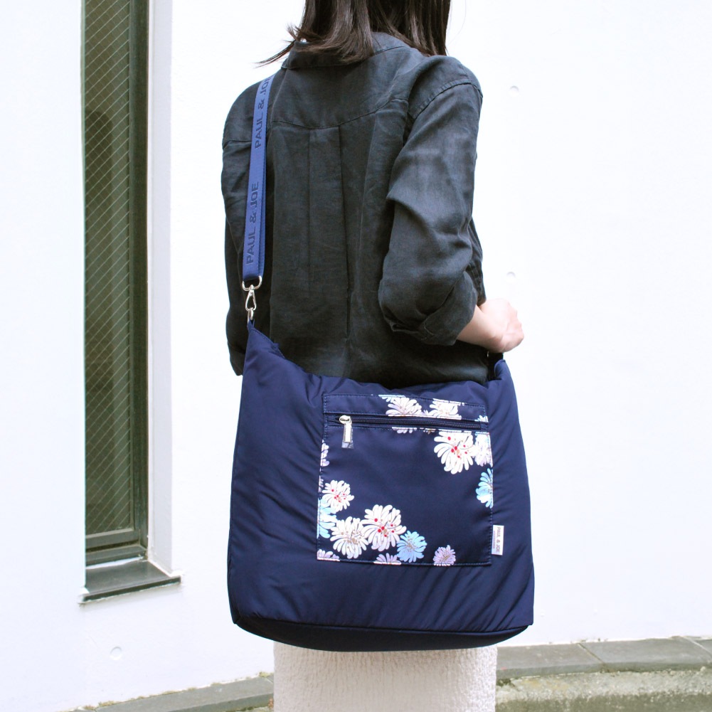 ポールアンドジョー ポール&ジョー PAUL&JOE トートバッグ レディース ポルジョ ブランド トラベルトート ショルダー ショルダーバッグ トラベル 旅行 修学旅行 国内 日帰り 1泊 2泊 女子 学生 高校生 花柄 クリザンテーム pja-b1344