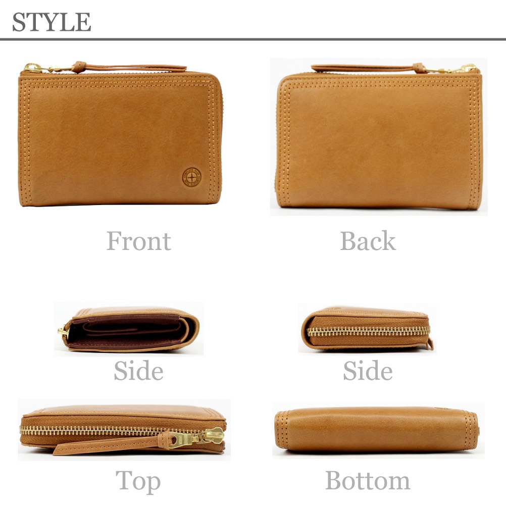 COMPLETE PLUS コンプリートプラス  二つ折り財布 財布 ブランド メンズ 革 グリーン 緑 本革 牛革 レザー 使いやすい 952-cp-2bg202