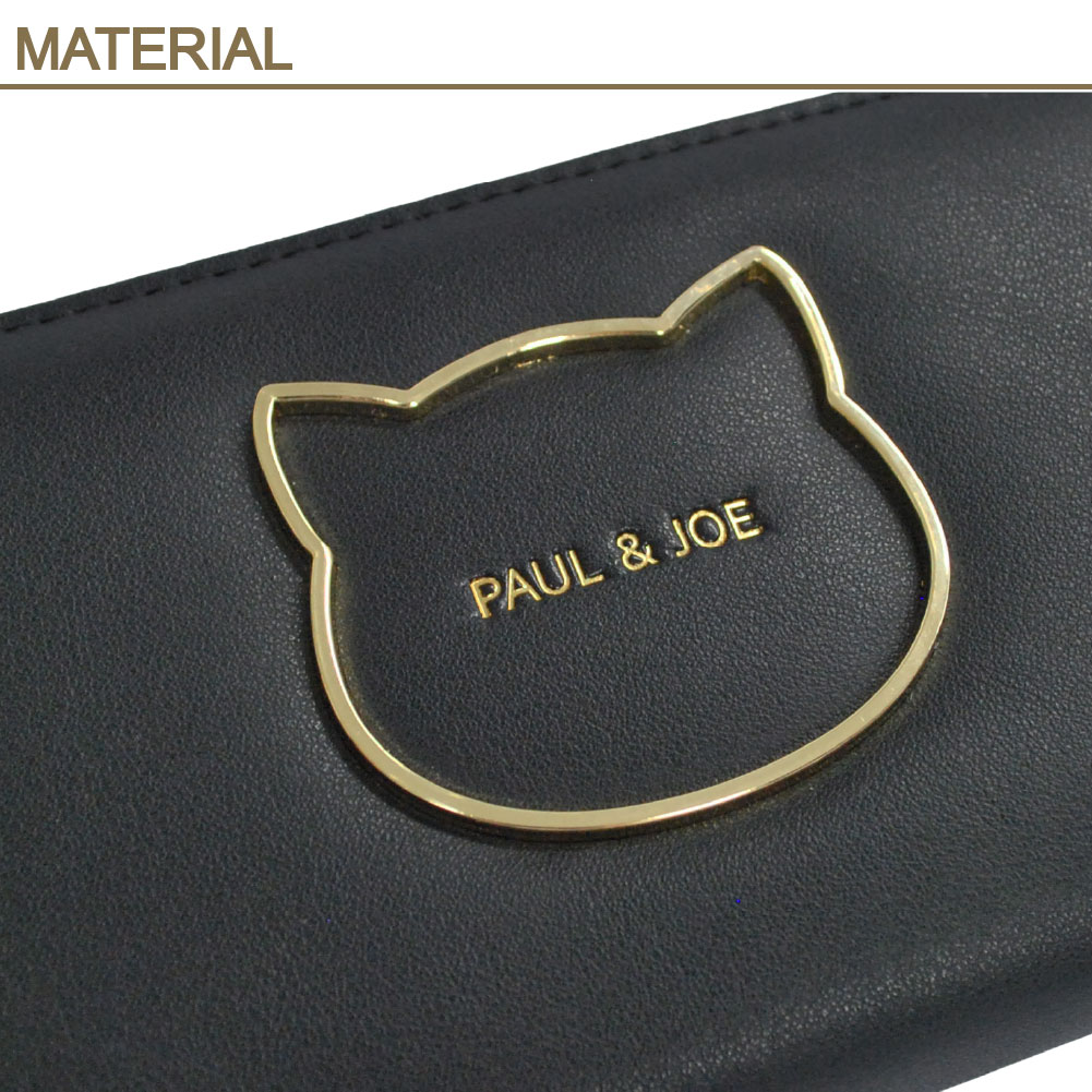 新品✨PAUL&JOE✨ポールアンドジョー✨財布✨ラウンドファスナー✨ネコ柄✨ PAUL & JOE ACCESSOIRES（ポールアンドジョーアクセソワ） ポール