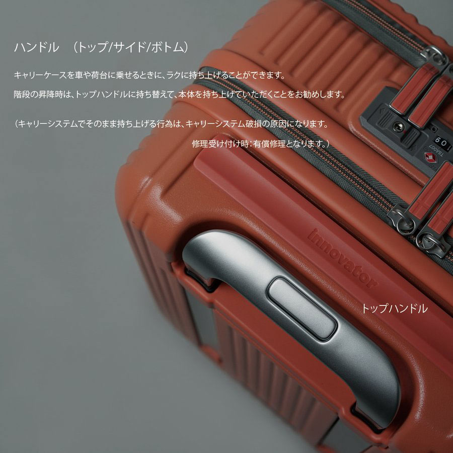 イノベーター スーツケース innovator inv30 21L SSサイズ 軽量 ジッパー フロントオープン コインロッカーサイズ 北欧 送料無料 メーカー直送 4輪 ペールトーン 【8月20日から順次発送】