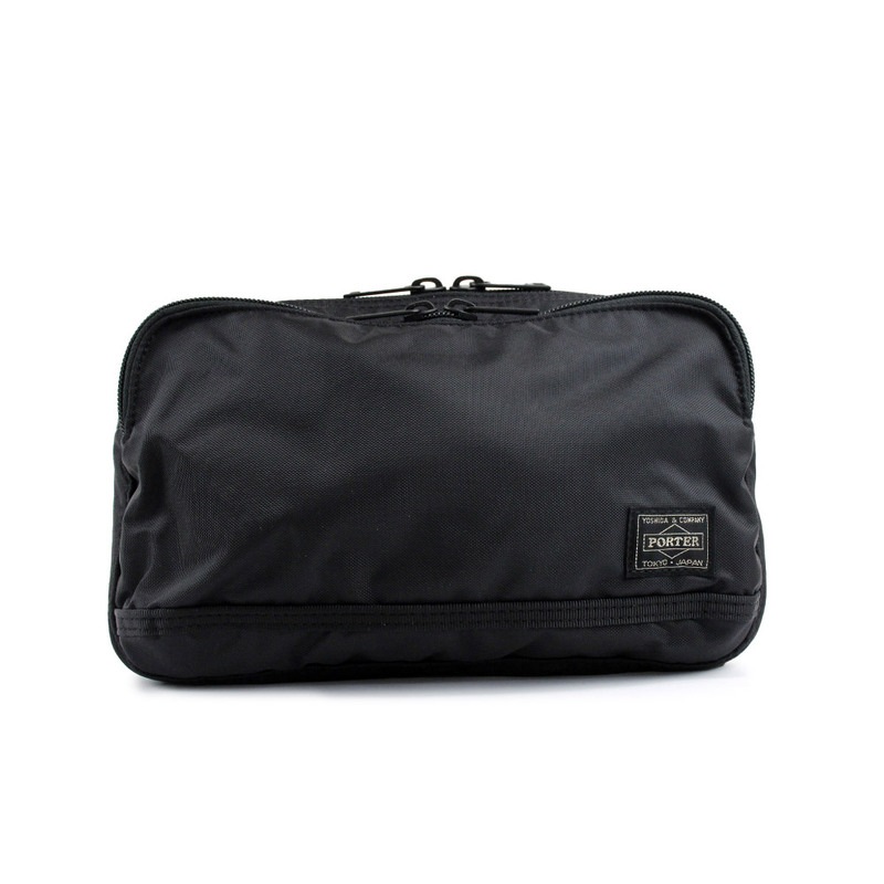 ポーター フラッシュ ウエストバッグ 689-05942 PORTER FLASH バッグ ボディバッグ メンズ ブランド コンパクト 無地 軽量 大人 撥水 日本製