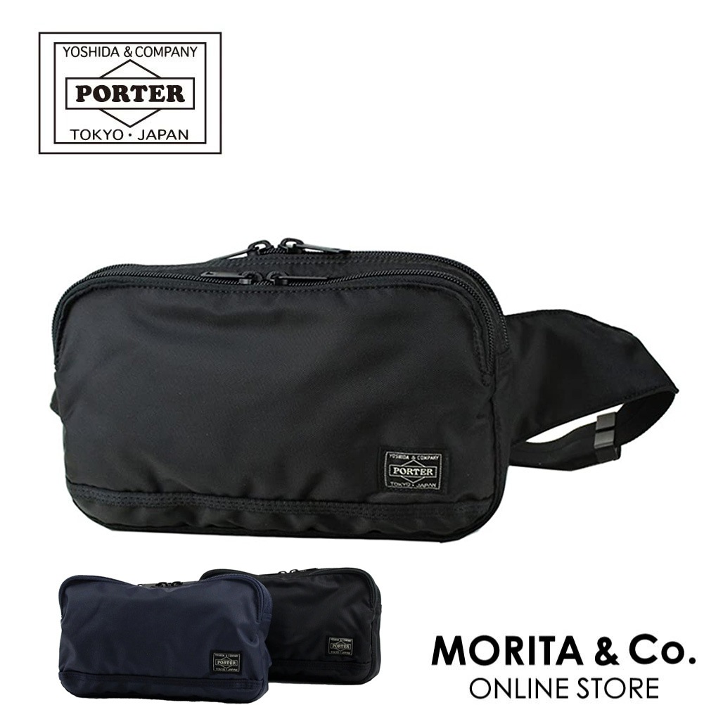 ポーター フラッシュ ウエストバッグ 689-05942 PORTER FLASH バッグ ボディバッグ メンズ ブランド コンパクト 無地 軽量 大人 撥水 日本製