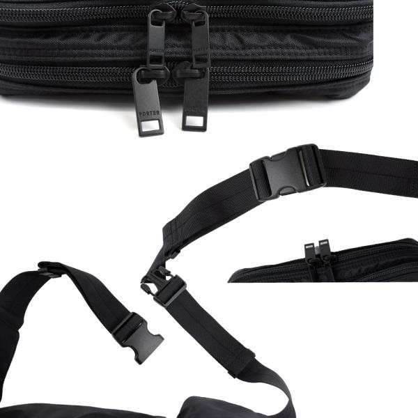 ポーター フラッシュ ウエストバッグ 689-05942 PORTER FLASH バッグ ボディバッグ メンズ ブランド コンパクト 無地 軽量 大人 撥水 日本製