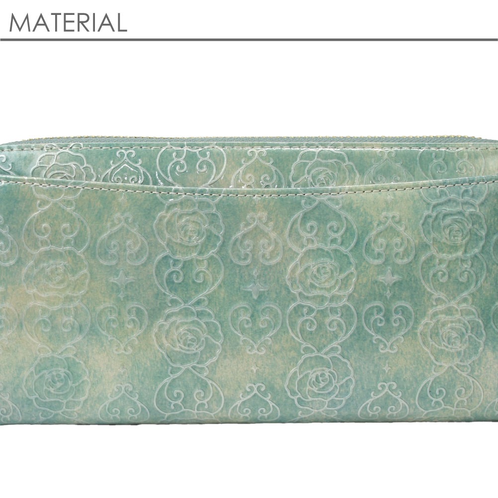 ANNASUI アナスイ ローズハート 長財布 ラウンドファスナー レディース長財布 ロングウォレット ラウンド レディース ブランド エナメル 316914 アンティーク調 正規品