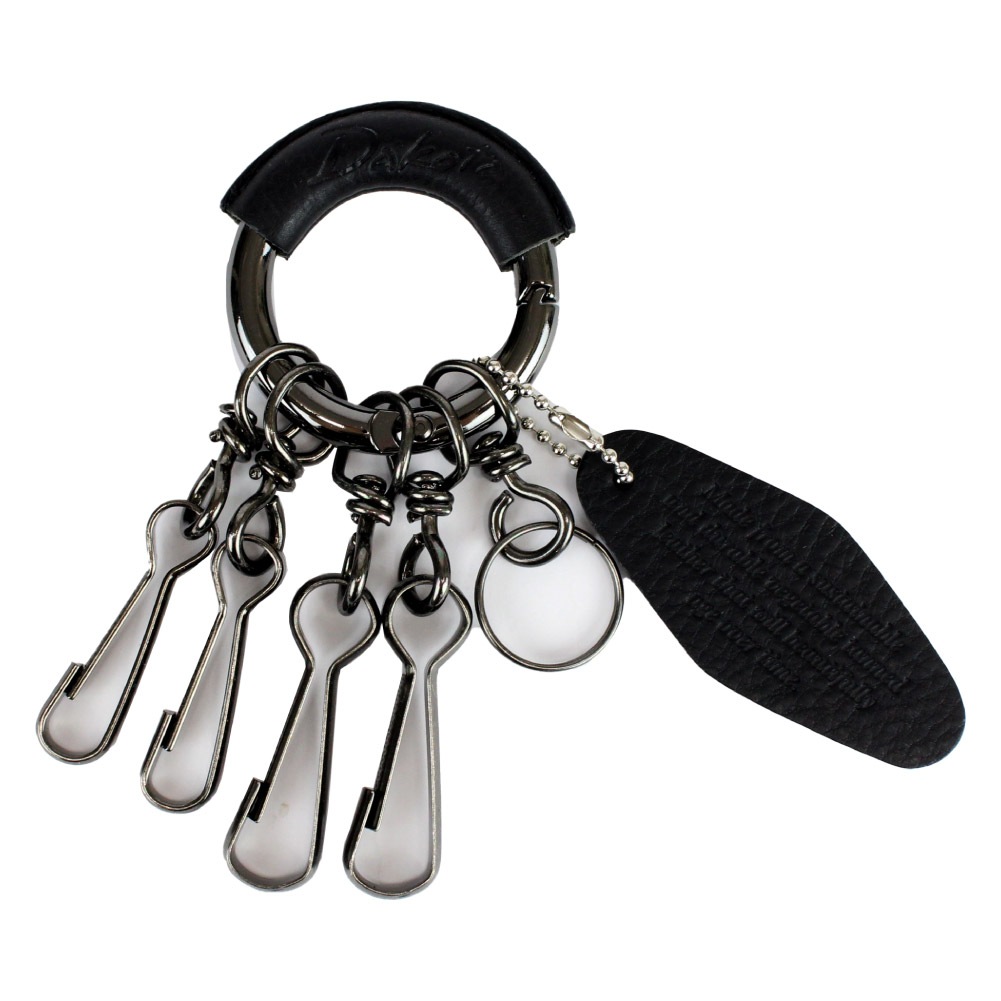 ダコタブラックレーベル リング型キーホルダー メンズ レディース 牛革 本革 Dakota BLACK LABEL ミネルバ 0637001 0637101 0637201 メール便