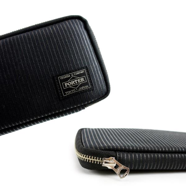 ポーター ドローイング ロングウォレット 650-09780 PORTER DRAWING 長財布 財布 ウォレット WALLET ラウンドファスナー メンズ ブランド 日本製
