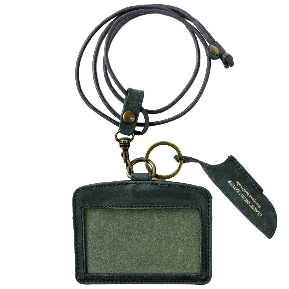 ネームホルダー IDカードホルダー IDケース ストラップ ネックストラップ おしゃれ ブランド 革 本革 レザー メンズ 社員証 Passenger Message パッセンジャーメッセージ 952-pm-3bg207