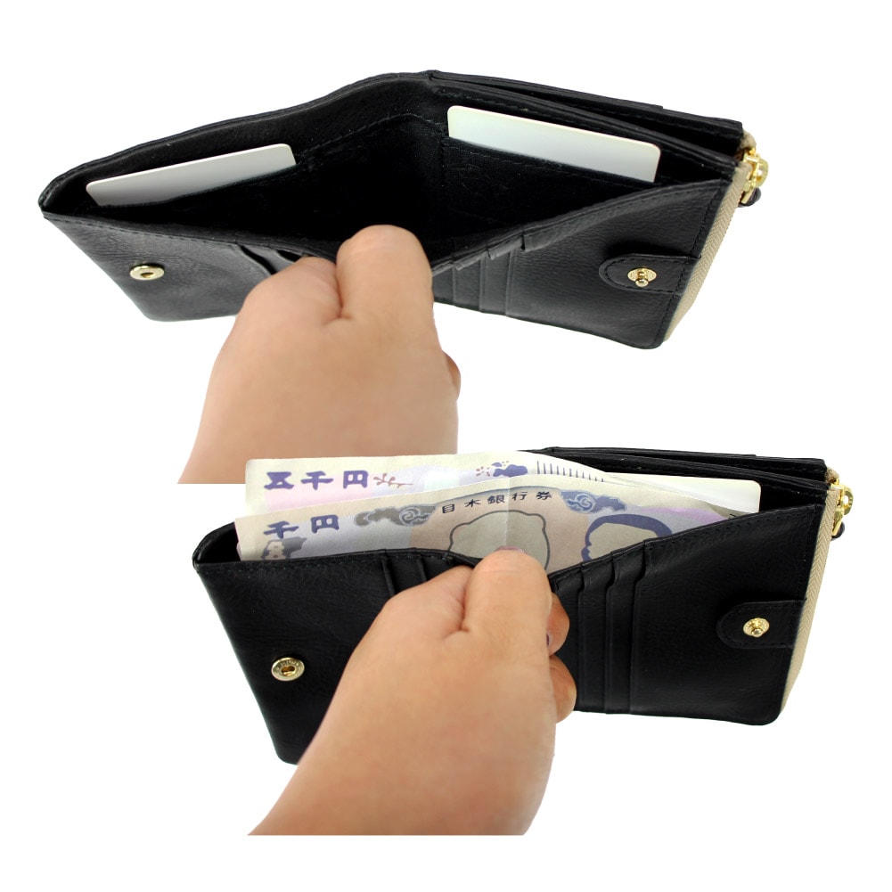 財布 折財布 二つ折 折り財布 L字ファスナー レディース ブランド 本革 レザー 革 かわいい 小さい 軽量 シンプル 大人 コンパクト studio.s スタディオ エス ムータ 953-ss-25l02