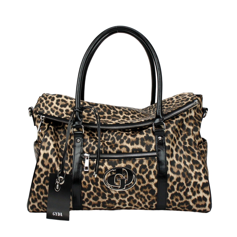 GYDA ジェイダ ボストンバッグ レオパード 旅行 2way ショルダー キャリーオン バッグ ファッション レディース 1泊2日 クール かっこいい ブランド 秋冬新作 841-GYB401