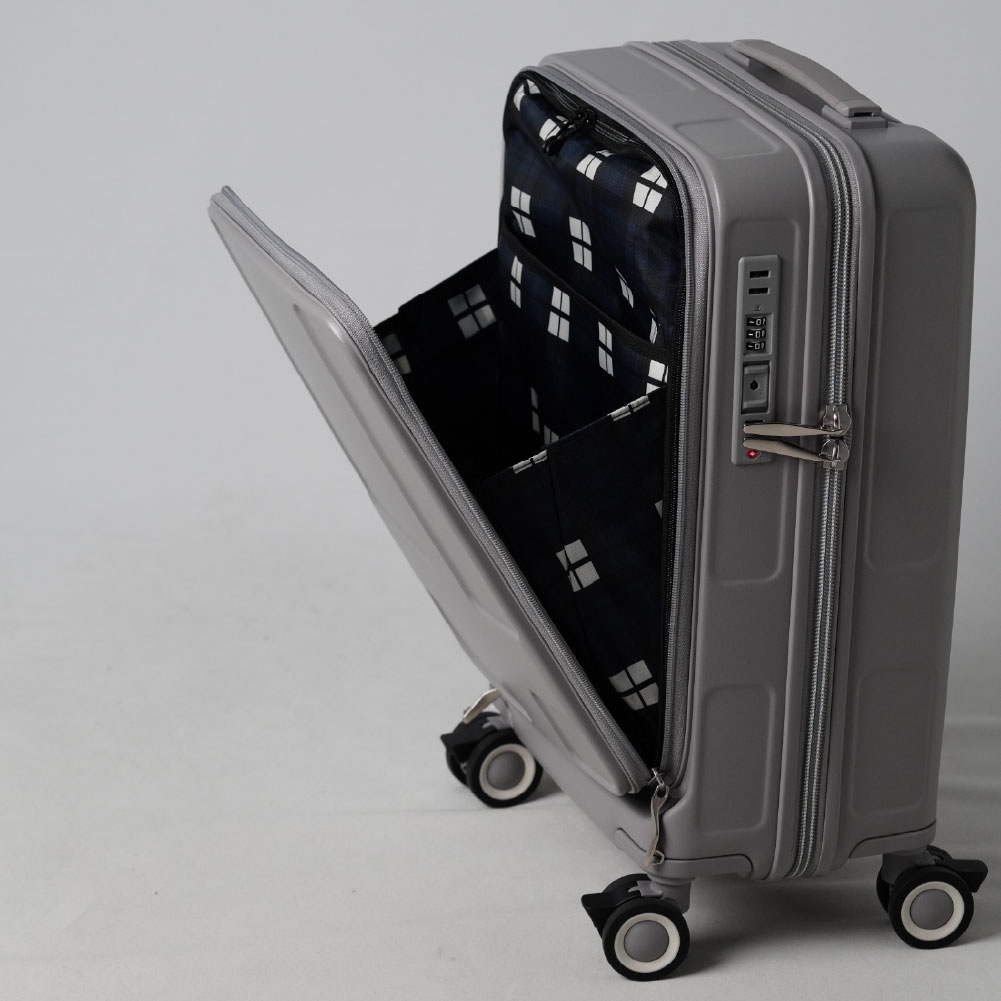 ノベルティ付き イノベーター innovator スーツケース 機内持ち込み カップホルダー付きスーツケース 35L IV-18 イノベーター キャリーバッグ innovator Cabin(LCC) 1泊 2泊 2年保証 正規取扱店