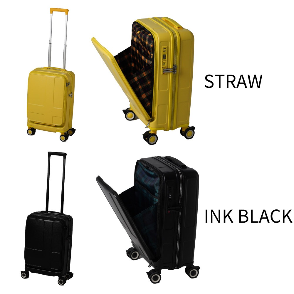 ノベルティ付き イノベーター innovator スーツケース 機内持ち込み カップホルダー付きスーツケース 35L IV-18 イノベーター キャリーバッグ innovator Cabin(LCC) 1泊 2泊 2年保証 正規取扱店