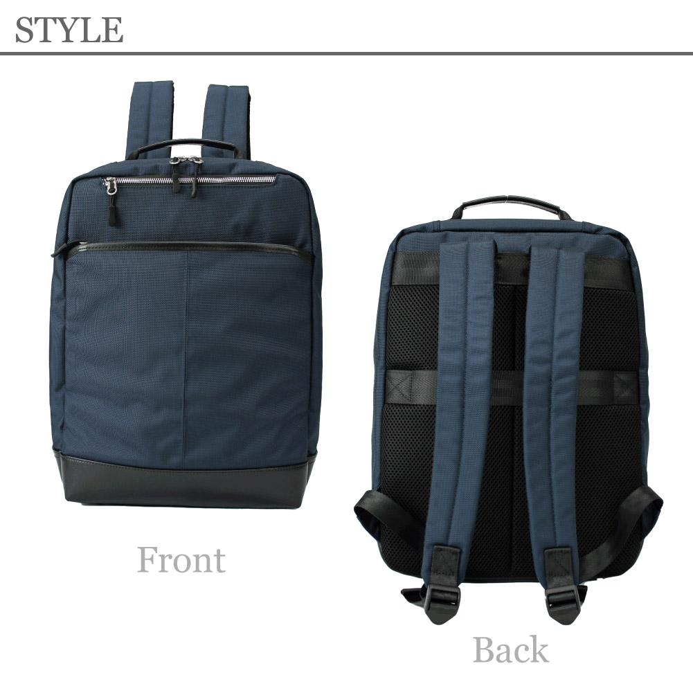 Lacom ラーコム リュックサック バックパック ビジネスリュック メンズ おしゃれ ブランド シンプル 使いやすい 薄型 軽量 A4 PC 通勤 出張 961-LC-4T103