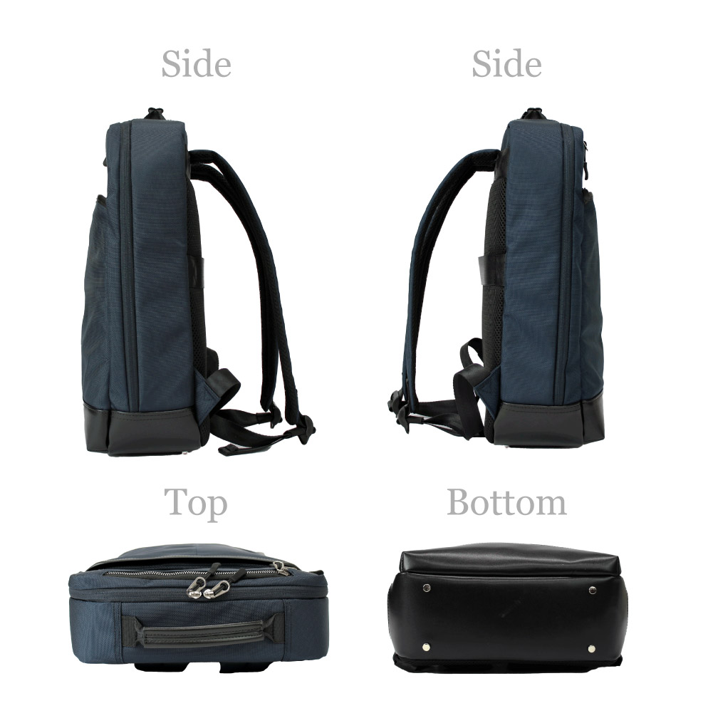 Lacom ラーコム リュックサック バックパック ビジネスリュック メンズ おしゃれ ブランド シンプル 使いやすい 薄型 軽量 A4 PC 通勤 出張 961-LC-4T103