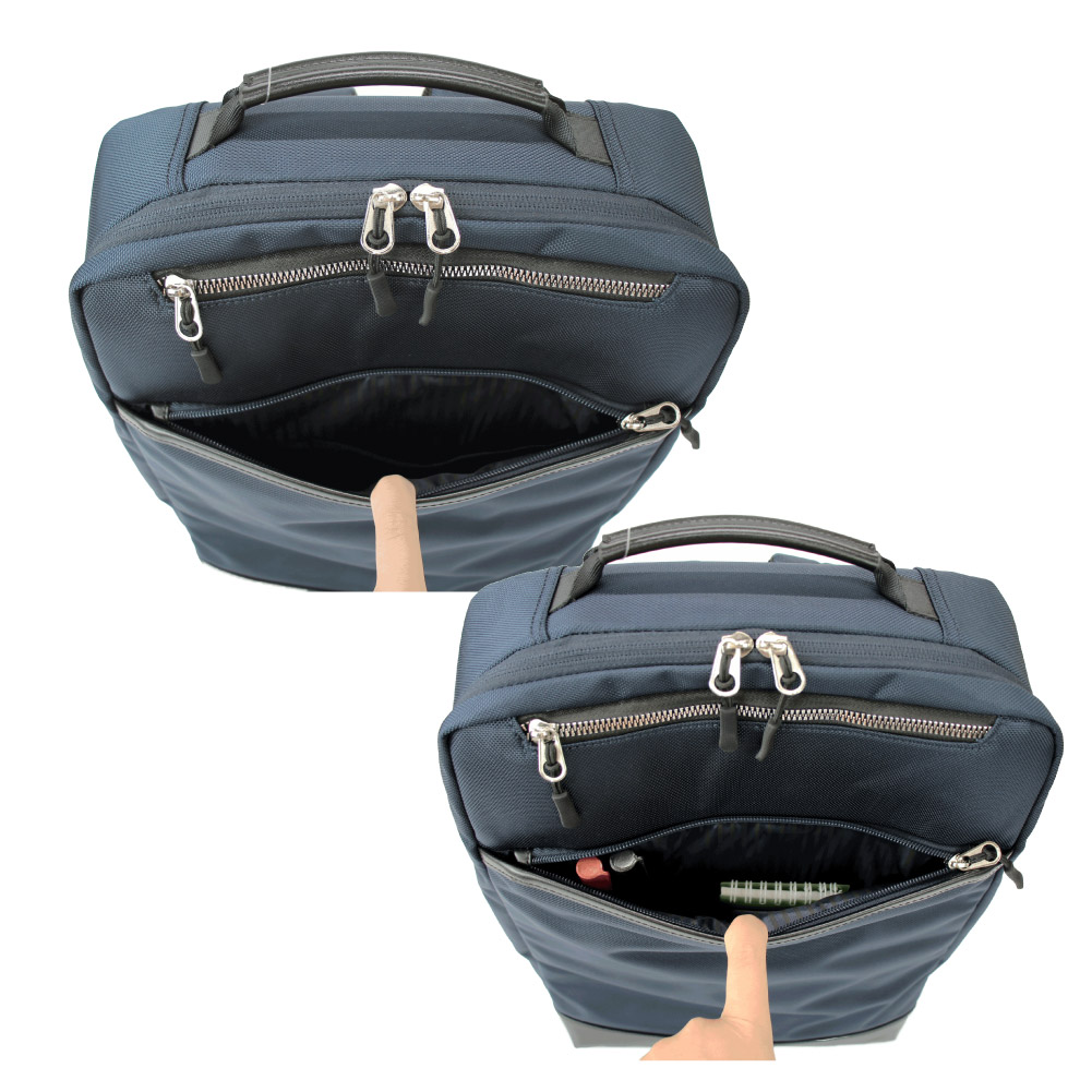 Lacom ラーコム リュックサック バックパック ビジネスリュック メンズ おしゃれ ブランド シンプル 使いやすい 薄型 軽量 A4 PC 通勤 出張 961-LC-4T103