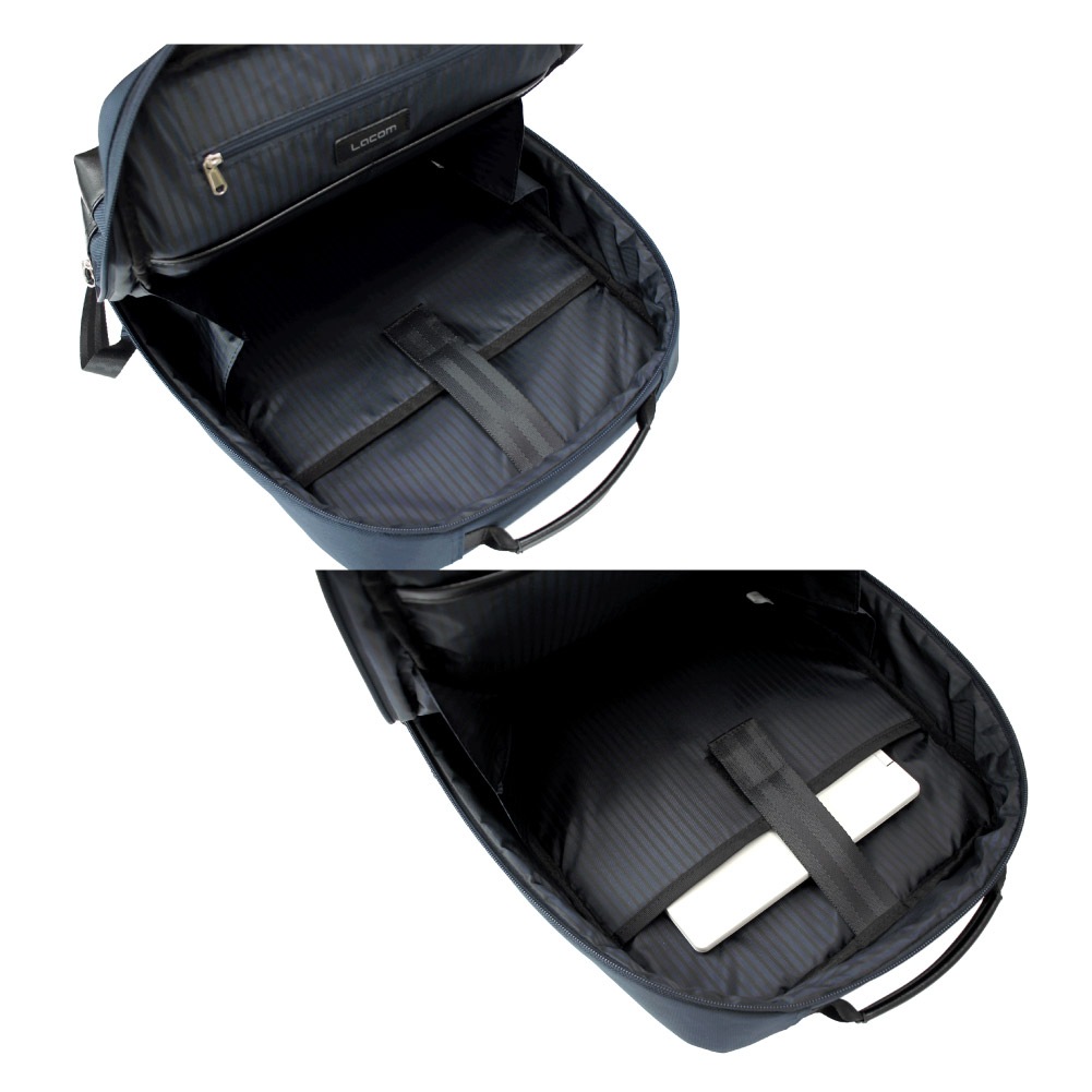 Lacom ラーコム リュックサック バックパック ビジネスリュック メンズ おしゃれ ブランド シンプル 使いやすい 薄型 軽量 A4 PC 通勤 出張 961-LC-4T103