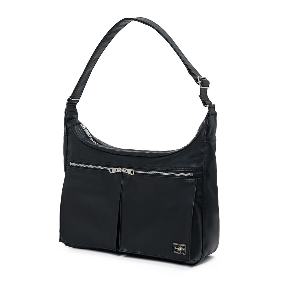 ポーター フリースタイル ボートショルダーバッグ 707-15164 PORTER ショルダーバッグ メンズ レディース ブランド ブラック ブラウン