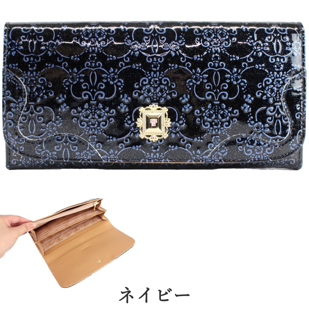 ANNA SUI アナスイ ルーミー 折り財布 がま口 ANNA SUI（アナスイ） 折財布 ルーミー 二つ折り財布 : Clover Leaf