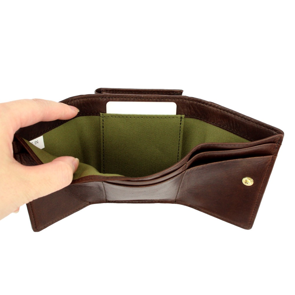 SALE40%OFF COMPLETE PLUS コンプリートプラス 三つ折り財布 小銭入れ ブランド メンズ 本革 レザー 革 使いやすい ホースレザー 927-CP-3E102