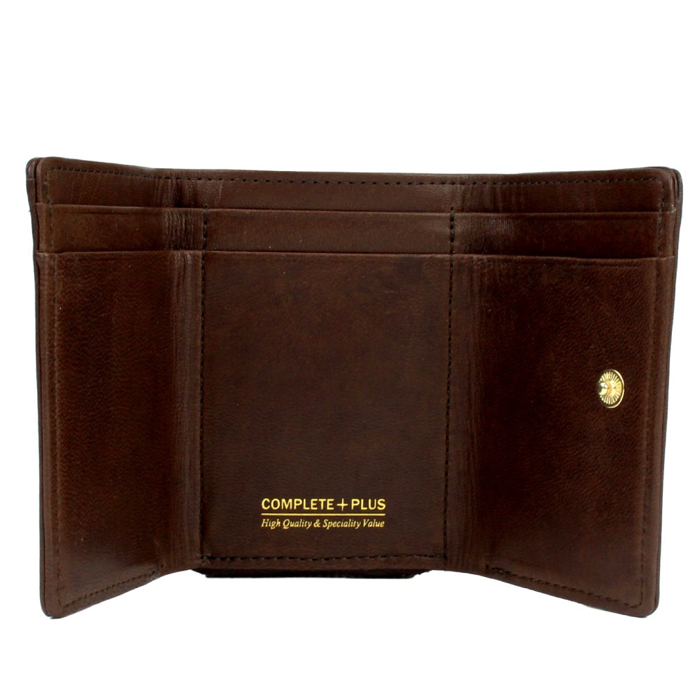 SALE40%OFF COMPLETE PLUS コンプリートプラス 三つ折り財布 小銭入れ ブランド メンズ 本革 レザー 革 使いやすい ホースレザー 927-CP-3E102