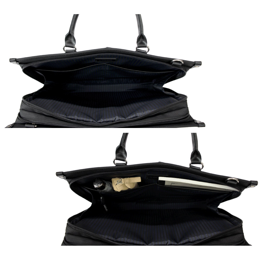 Lacom ラーコム ビジネスバッグ 通勤バッグ ブリーフケース メンズ ブランド A4 PC ノートPC 自立型 2WAY 通勤 出張 ダブルルーム 2wayスタンド型ダブル 961-LC-4T102