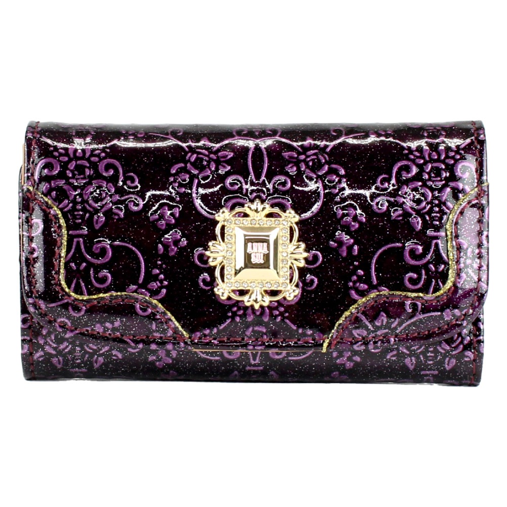 ANNASUI アナスイ キーケース 鍵入れ 316902 ルーミー エナメル 牛革 レディース