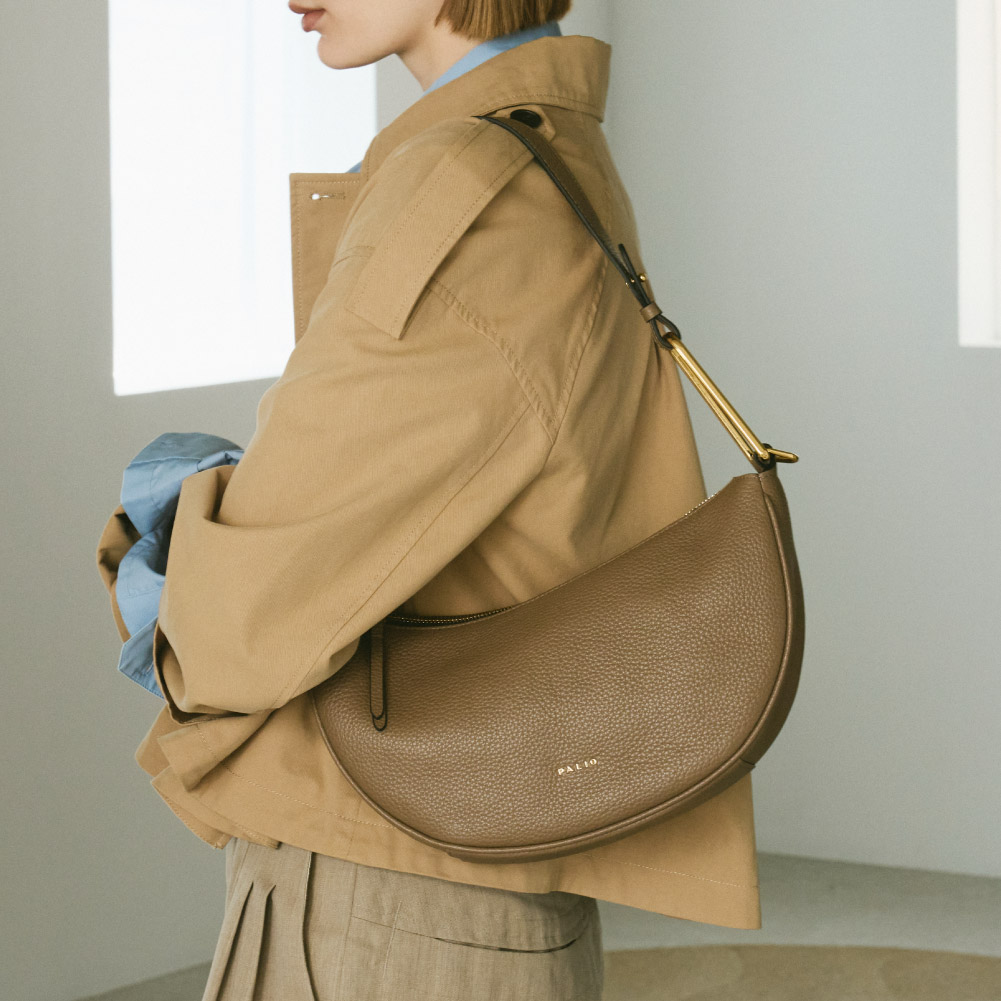 PALIO Lunetta ショルダーバッグ レディース レザー ハーフムーン 三日月 ハンドバッグ pa-254 LWGゴールド認定 3月13日発送分予約販売中