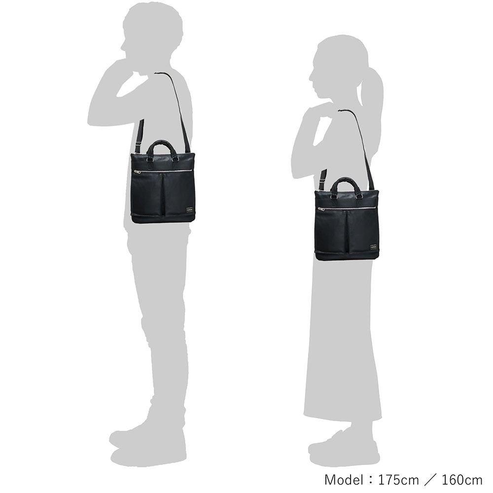 ポーター フリースタイル ヘルメットバッグ 707-19117 PORTER FREE STYLE トートバッグ ショルダーバッグ メンズ レディース ブランド ブラック ブラウン