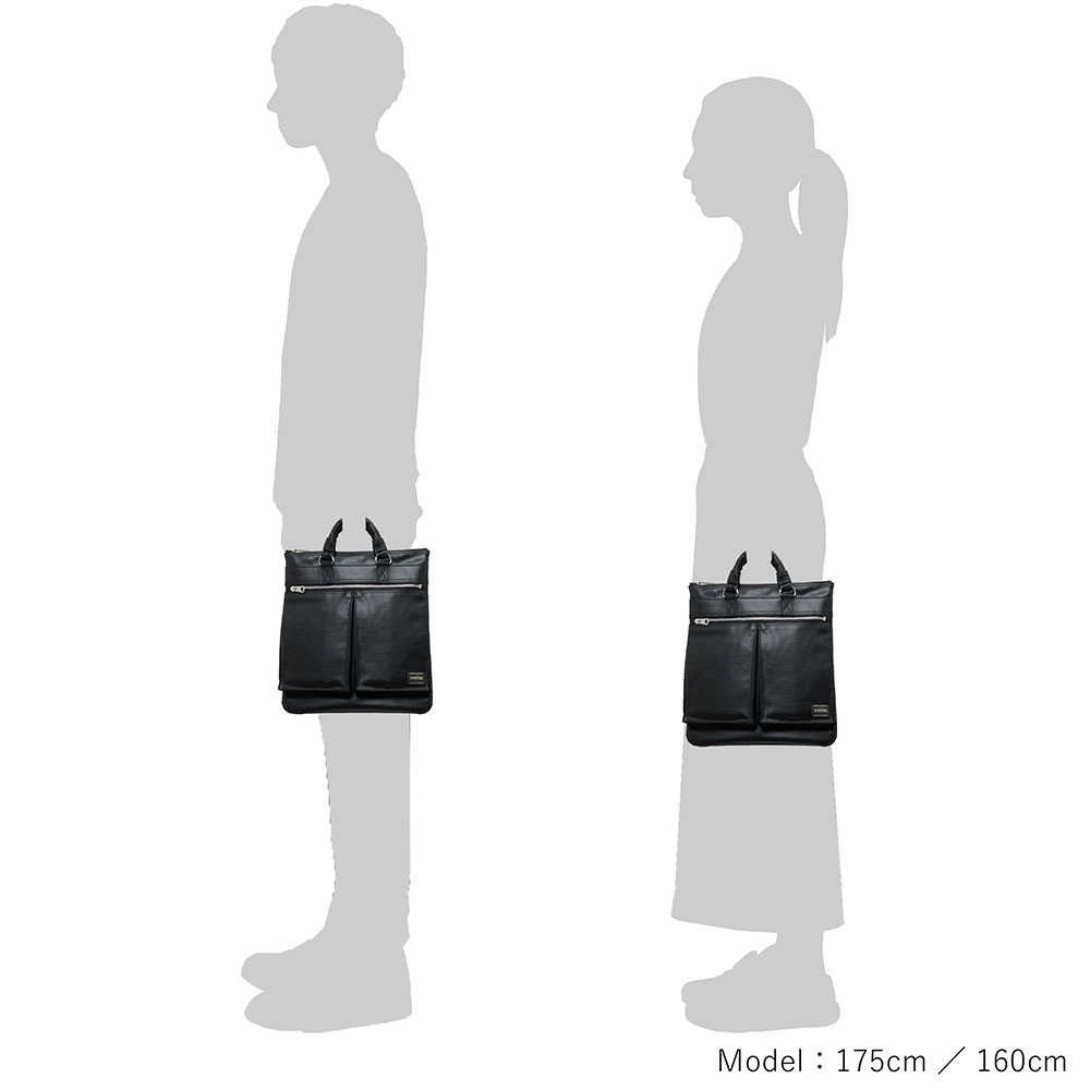 ポーター フリースタイル ヘルメットバッグ 707-19117 PORTER FREE STYLE トートバッグ ショルダーバッグ メンズ レディース ブランド ブラック ブラウン