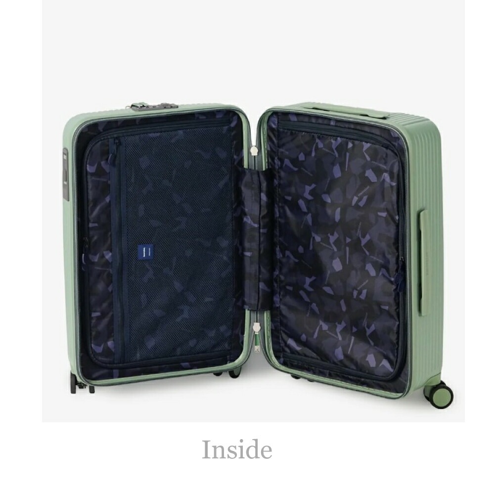 innovator inv155 55L 軽量 ジッパー キャリーケース フロントポケット ブラック ブルー グレー グリーン ダークネイビー オリーブドラブ 3泊 4泊 【8月20日から順次発送】