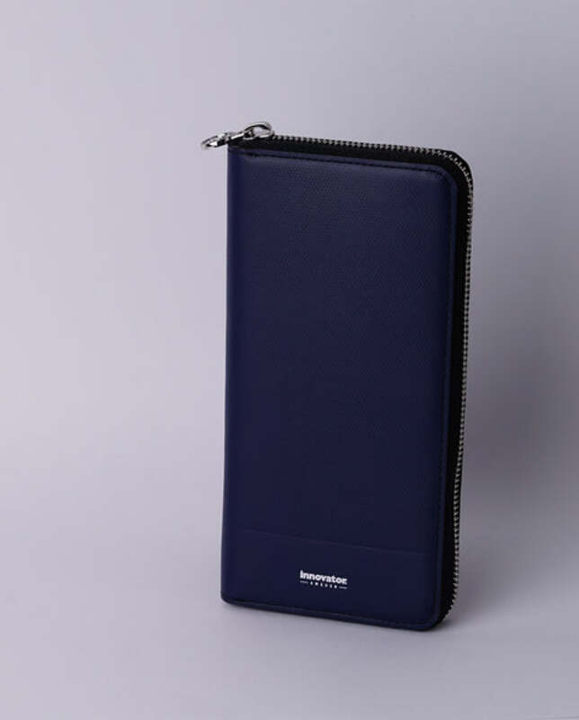 イノベーター innovator ラウンドファスナー 長財布 財布 使いやすい 牛革 革 本革 レザー ブランド メンズ レディース ユニセックス スリム エンボス INW48 【8月20日から順次発送】