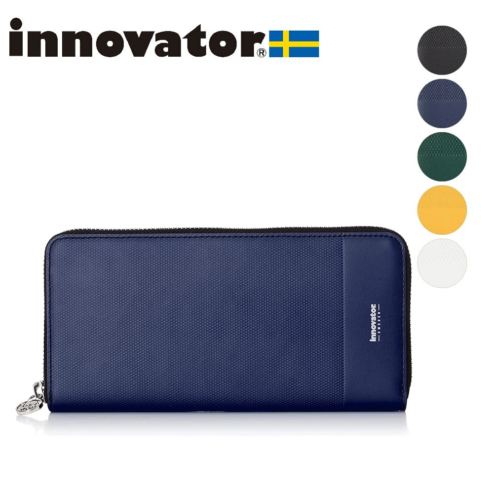 イノベーター innovator ラウンドファスナー 長財布 財布 使いやすい 牛革 革 本革 レザー ブランド メンズ レディース ユニセックス スリム エンボス INW48 【8月20日から順次発送】