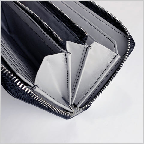 イノベーター innovator ラウンドファスナー 長財布 財布 使いやすい 牛革 革 本革 レザー ブランド メンズ レディース ユニセックス スリム エンボス INW48 【8月20日から順次発送】