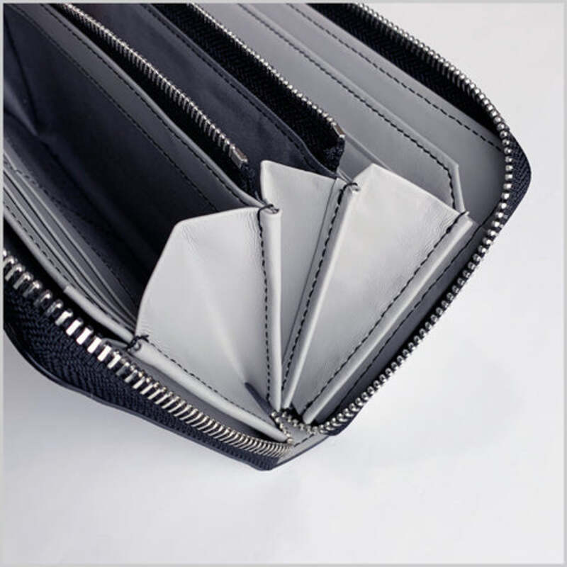 イノベーター innovator ラウンドファスナー 長財布 財布 使いやすい 牛革 革 本革 レザー ブランド メンズ レディース ユニセックス スリム エンボス INW48 【8月20日から順次発送】