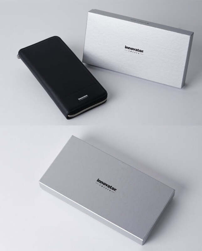 イノベーター innovator ラウンドファスナー 長財布 財布 使いやすい 牛革 革 本革 レザー ブランド メンズ レディース ユニセックス スリム エンボス INW48 【8月20日から順次発送】