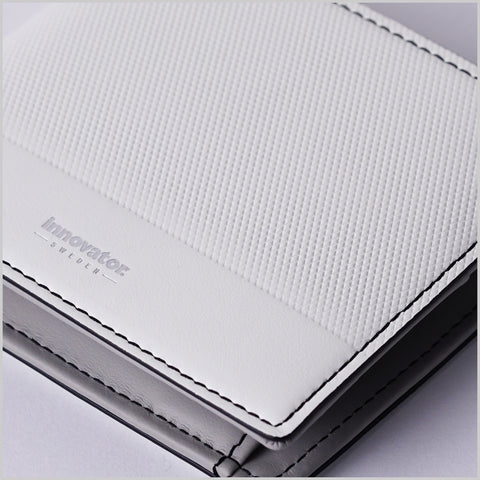 イノベーター innovator 財布 二つ折り 二つ折り財布 折り財布 エンボス 本革 レザー 牛革 イタリアンレザー 革 ブランド メンズ レディース ユニセックス INW37 【8月20日から順次発送】